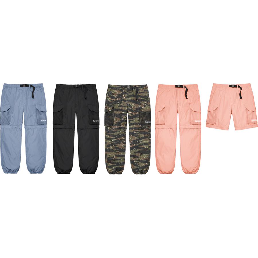 Mesh Pocket Belted Cargo Pant