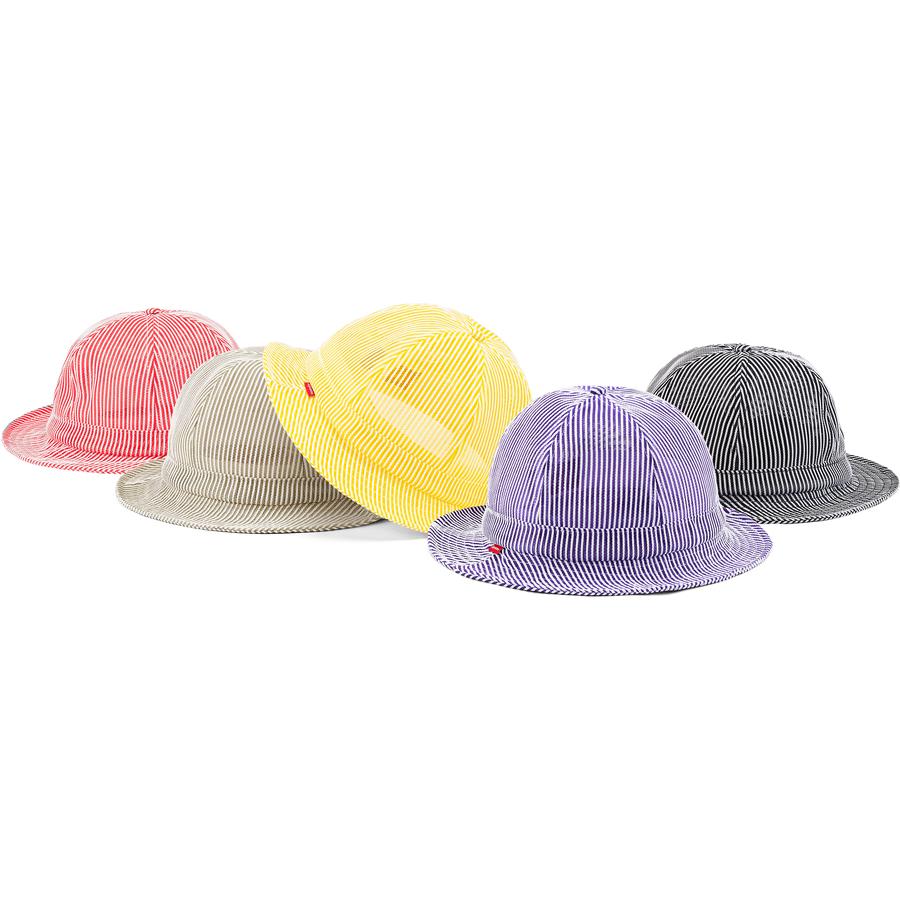 Stripe Mesh Bell Hat