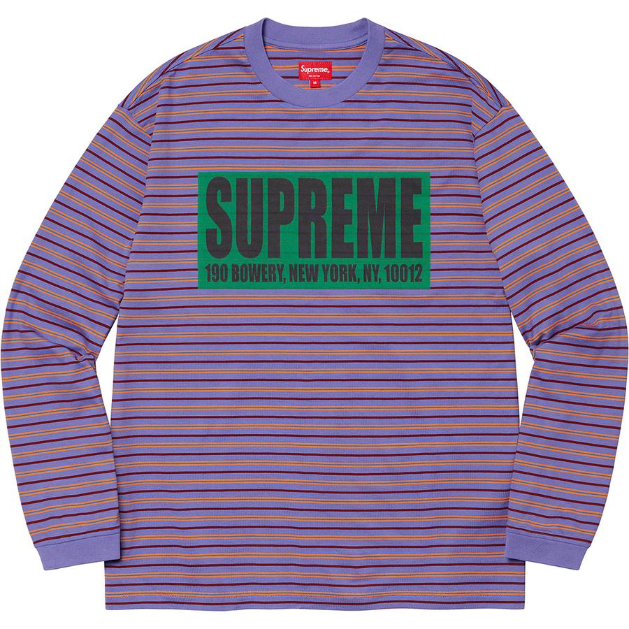 Supreme Thin Stripe L/S Top