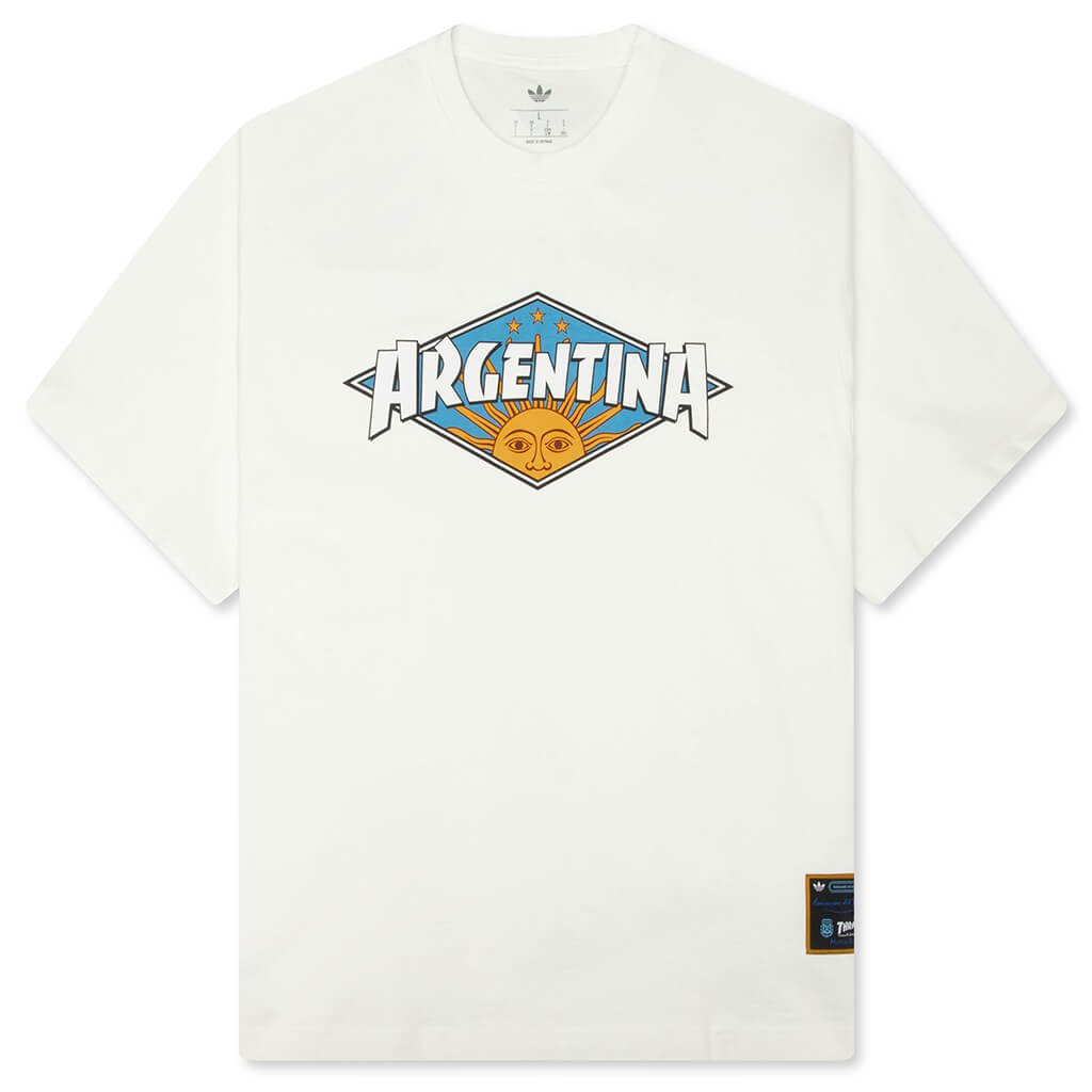 Adidas x Thrasher x AFA Argentina Tee 2 - Core White
