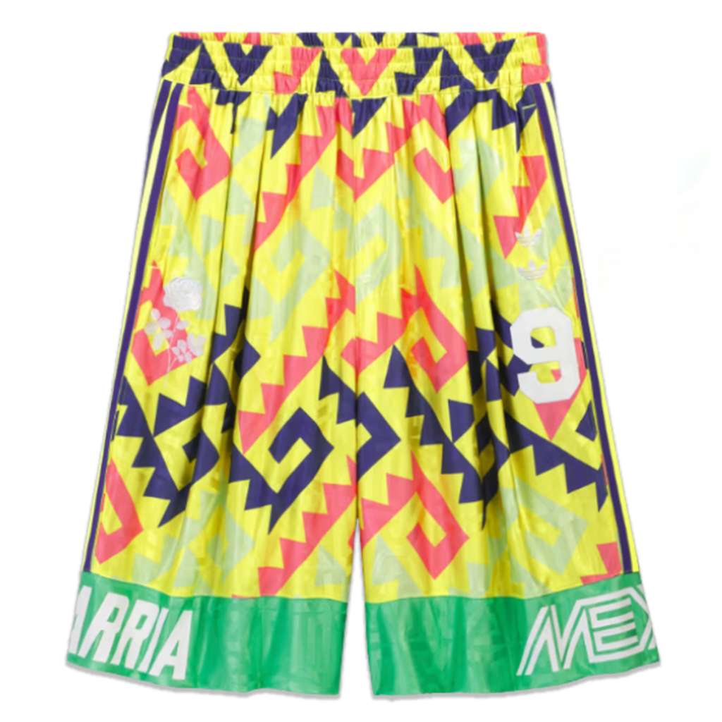 Adidas Originals x Willy Chavarria Long P Short - Solar Lemon/Pure Purple/Solar Turbo