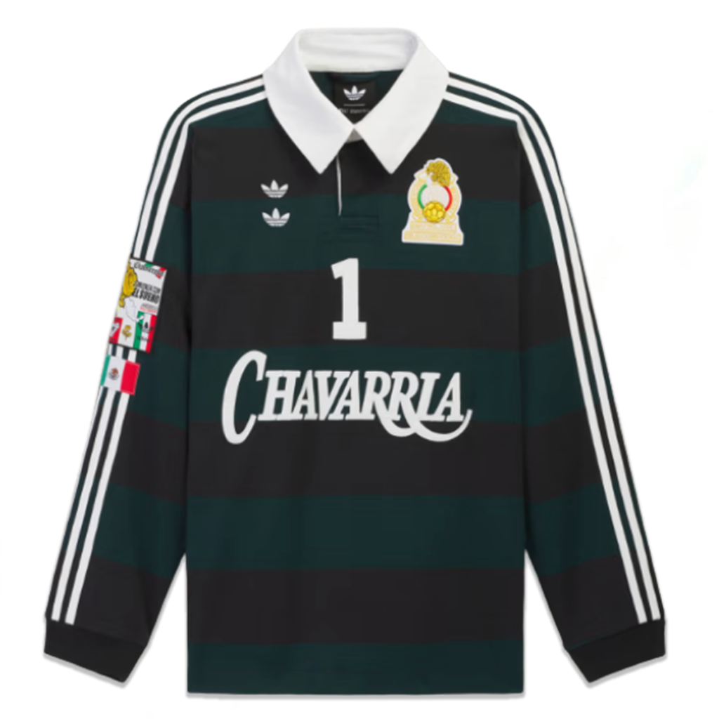 Adidas Originals x Willy Chavarria Rugby - Black/Aurora Ivy