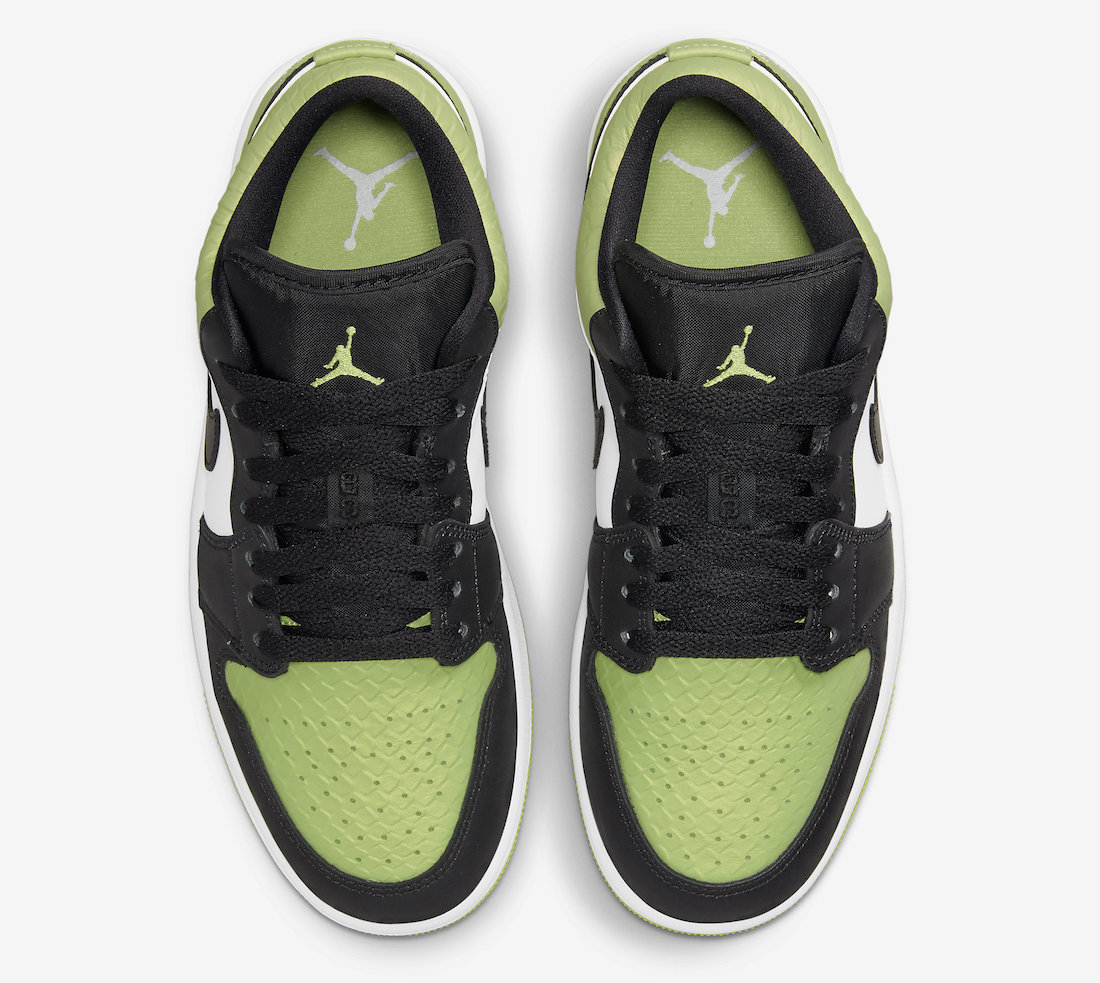 Air Jordan 1 Low “Vivid Green Snakeskin”