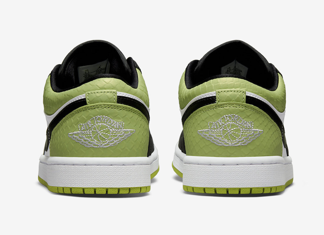 Air Jordan 1 Low “Vivid Green Snakeskin”