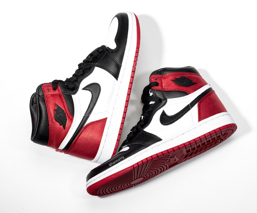 Air Jordan 1 Satin WMNS “Black Toe”