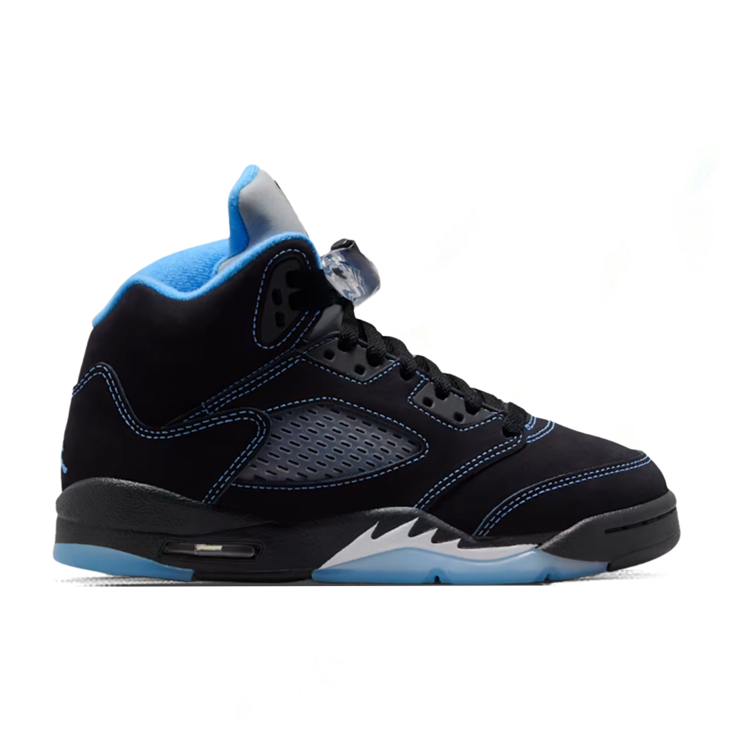 Air Jordan 5 Retro 'Black Carolina' (GS) - Black/Multi
