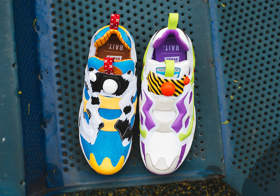 reebok instapump fury bait x toy story