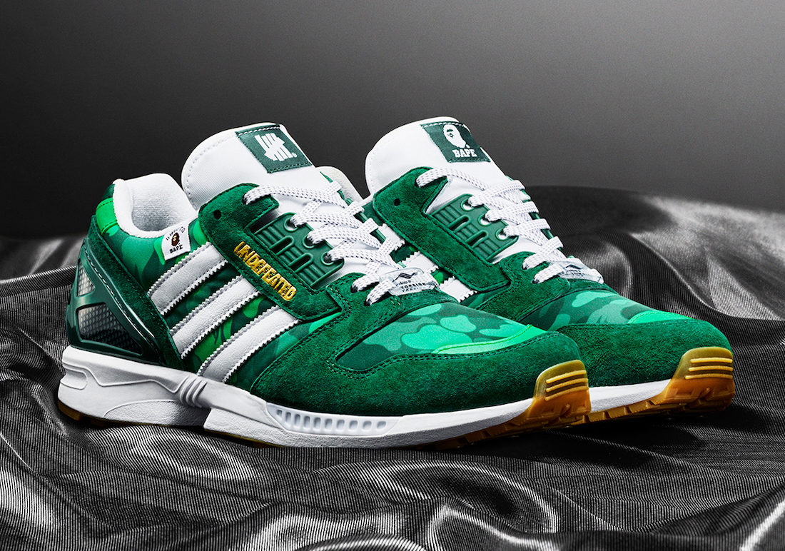 BAPE x Undefeated x adidas ZX 8000