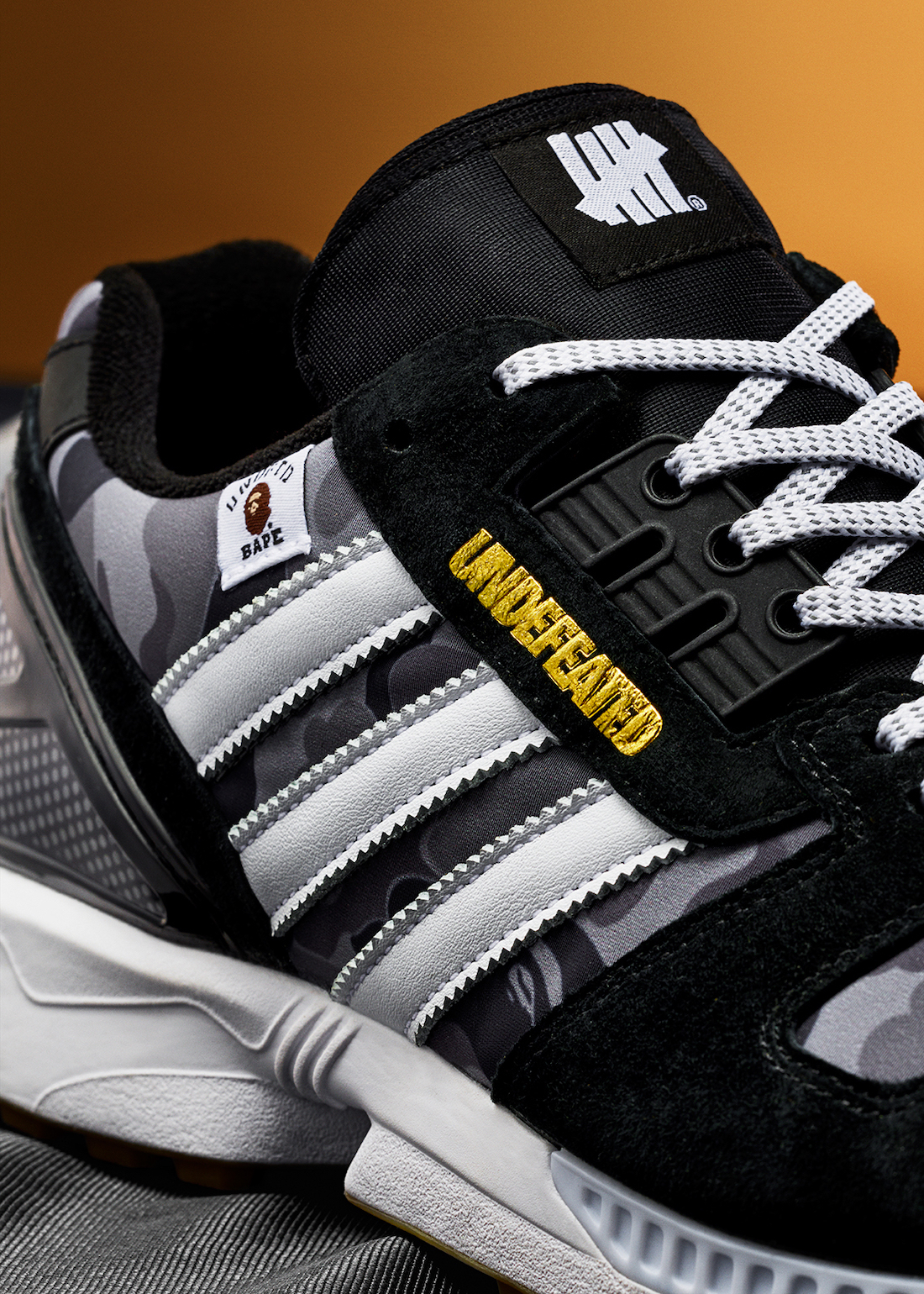 BAPE x Undefeated x adidas ZX 8000