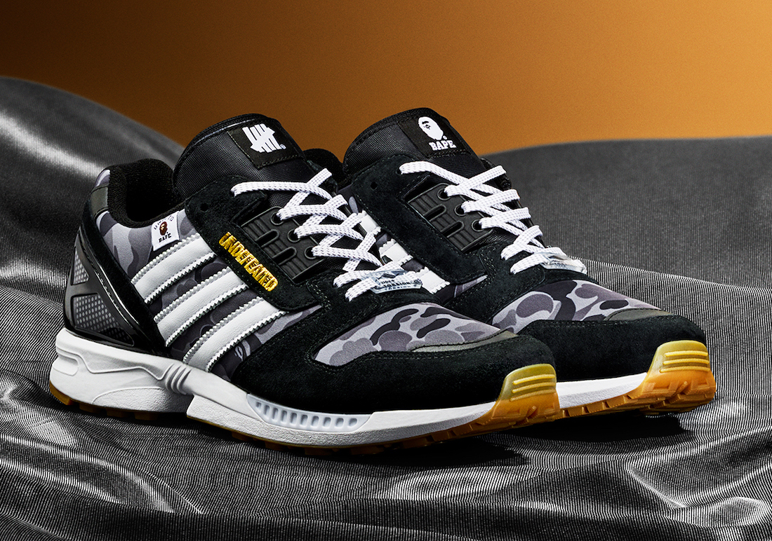 BAPE x Undefeated x adidas ZX 8000