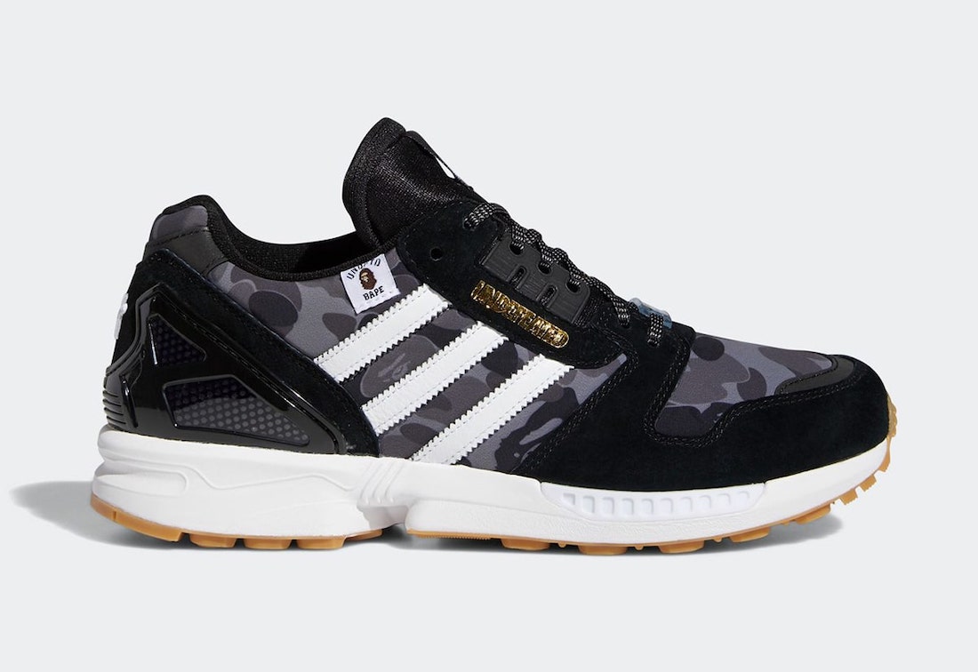 BAPE x Undefeated x adidas ZX 8000
