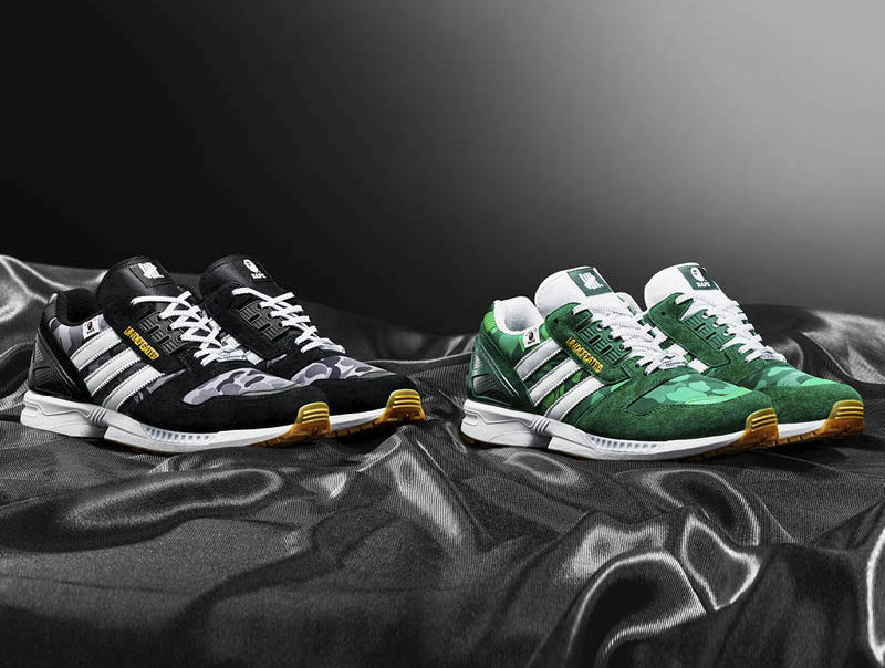 BAPE x Undefeated x adidas ZX 8000
