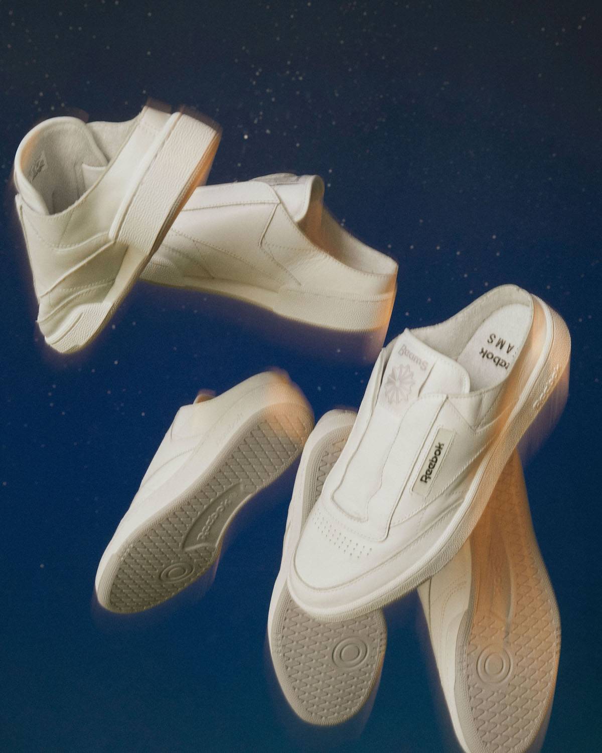 BEAMS x Reebok Club C Laceless Mule