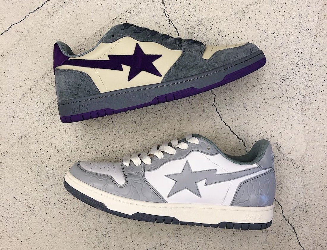 Bape Court Sta Leather
