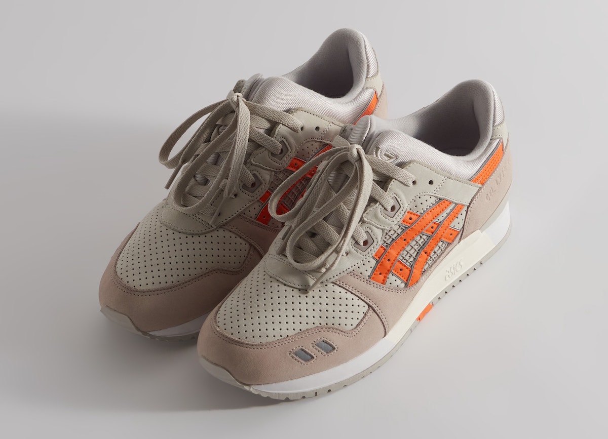 Kith x ASICS Gel Lyte III Remastered “Super Orange”