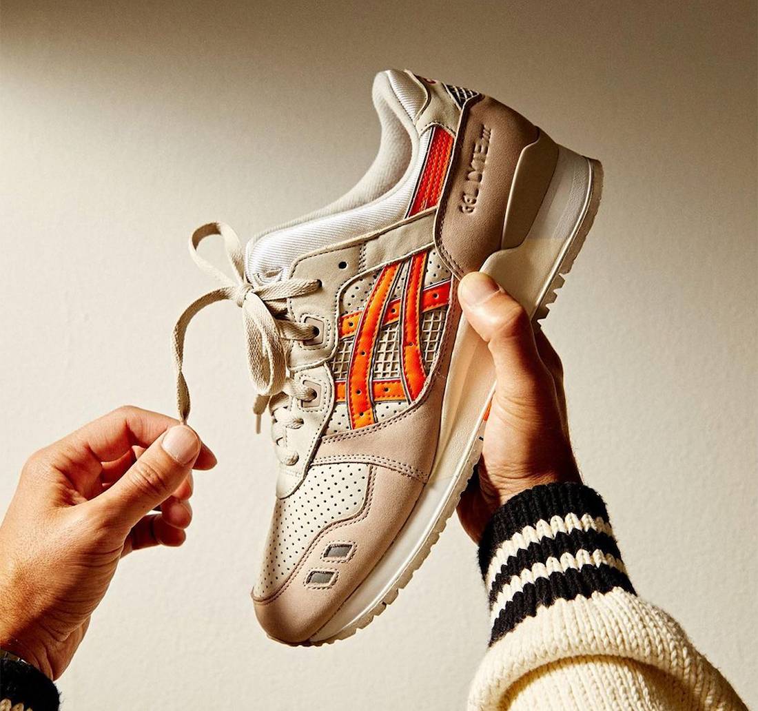 Kith x ASICS Gel Lyte III Remastered “Super Orange”