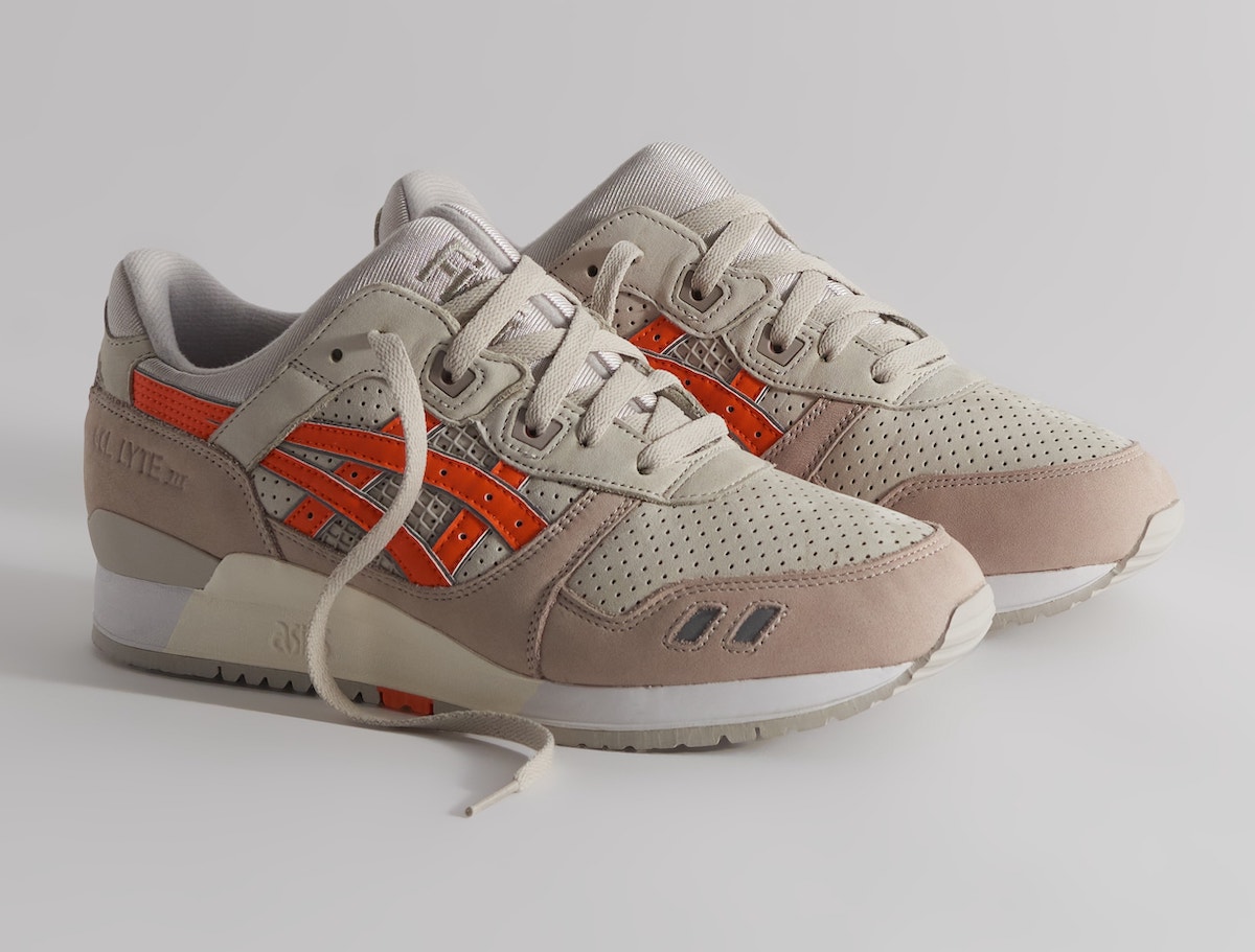 Kith x ASICS Gel Lyte III Remastered “Super Orange”