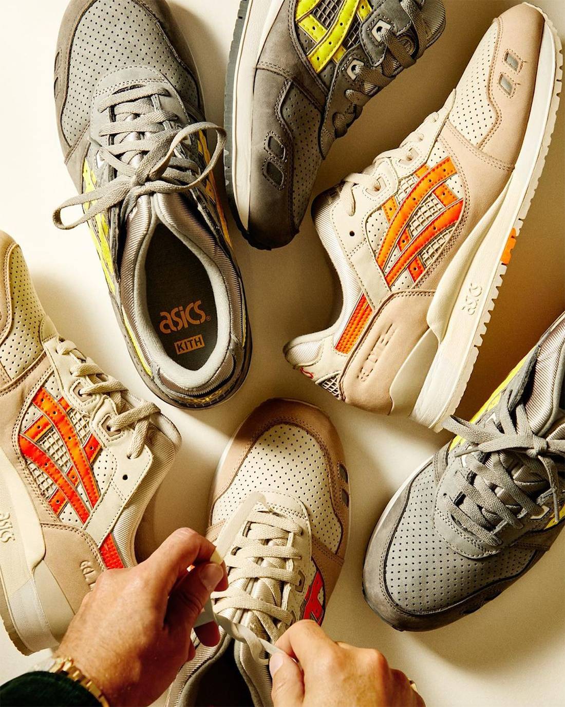 Kith x ASICS Gel Lyte III Remastered “Super Orange”