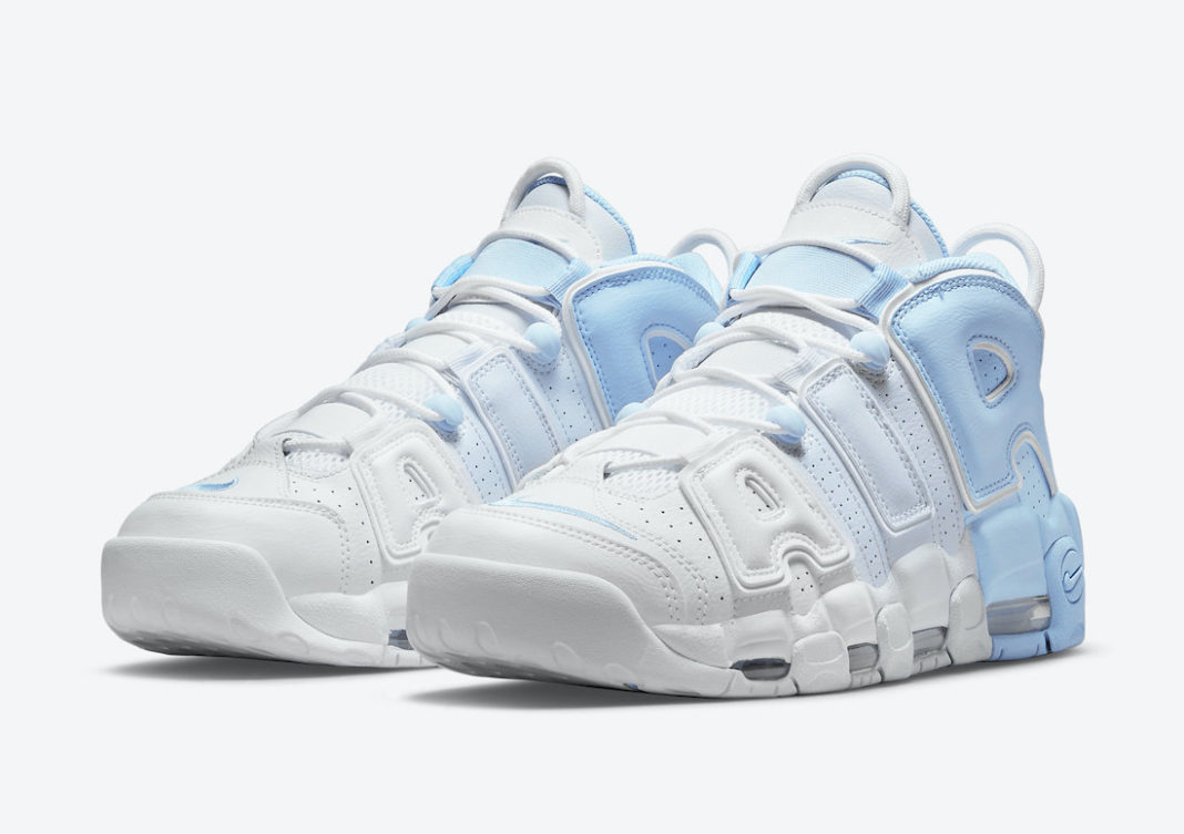 uptempo blue and white