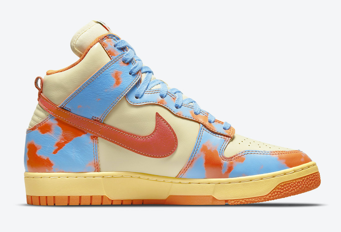 Nike Dunk High 1985 “Orange Acid Wash”