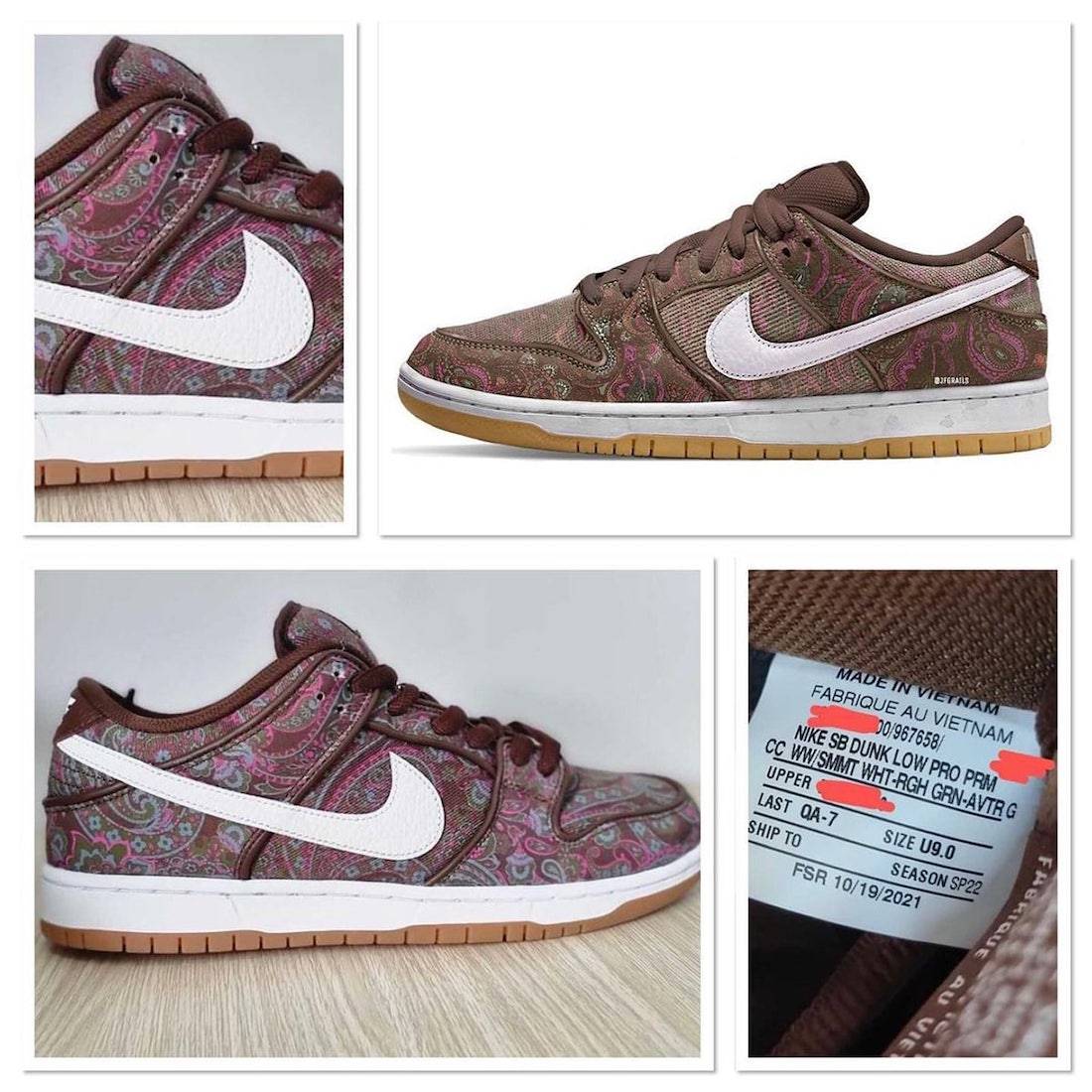Nike SB Dunk Low “Paisley”