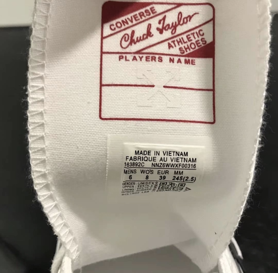 Off-White x Converse Chuck 70