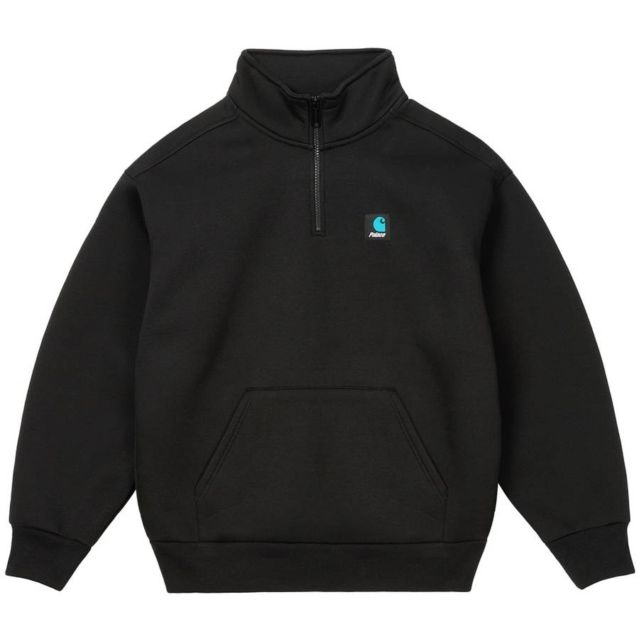Palace Carhartt Wip Carlux Zip Sweatshirt Black