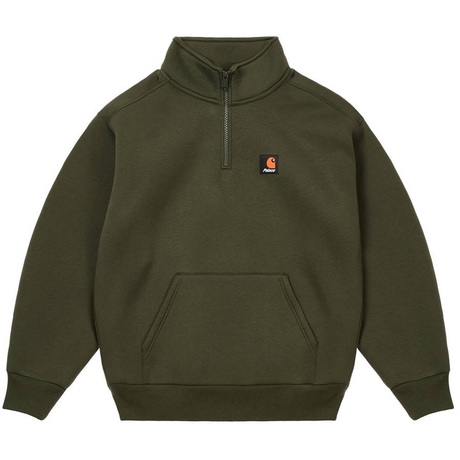 Palace Carhartt Wip Carlux Zip Sweatshirt Plant