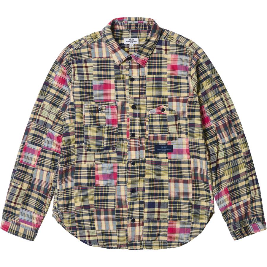 Engineered Garments Patch Work Madras Shirt