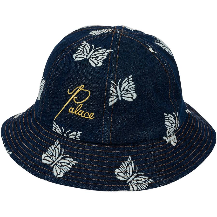 Palace Needles Denim Bucket Hat Indigo