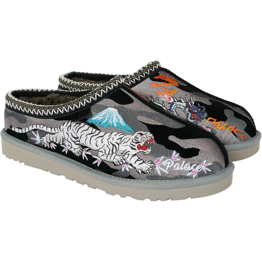 Palace Ugg Tasman Slipper Black Camo