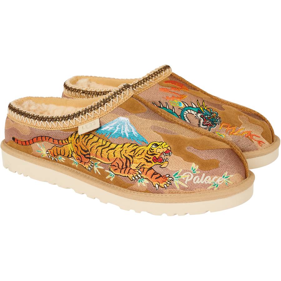 Palace Ugg Tasman Slipper Chestnut Camo