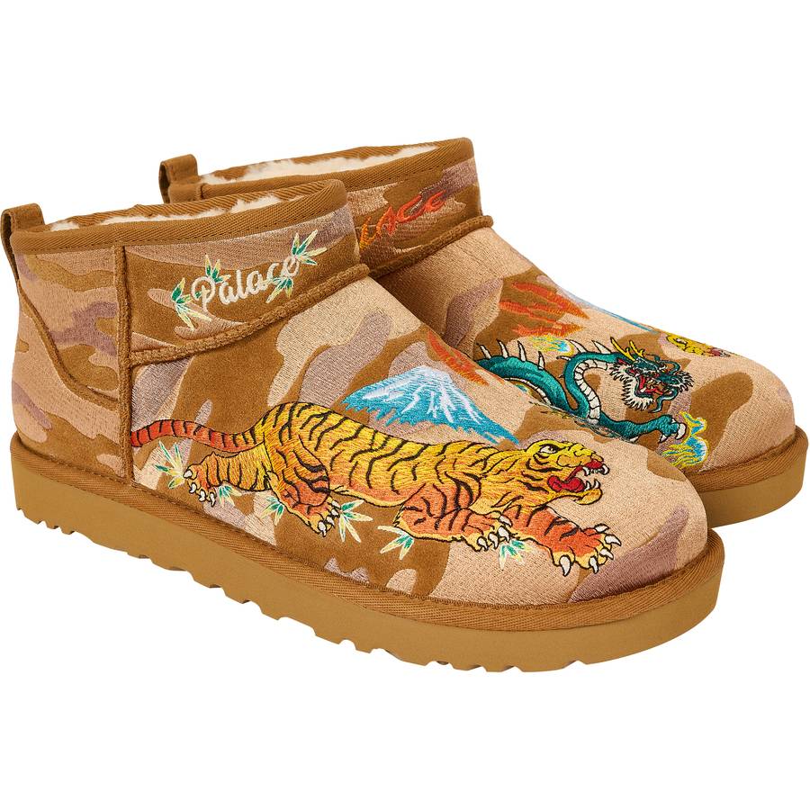 Palace Ugg Ultra Mini Boot Chestnut Camo