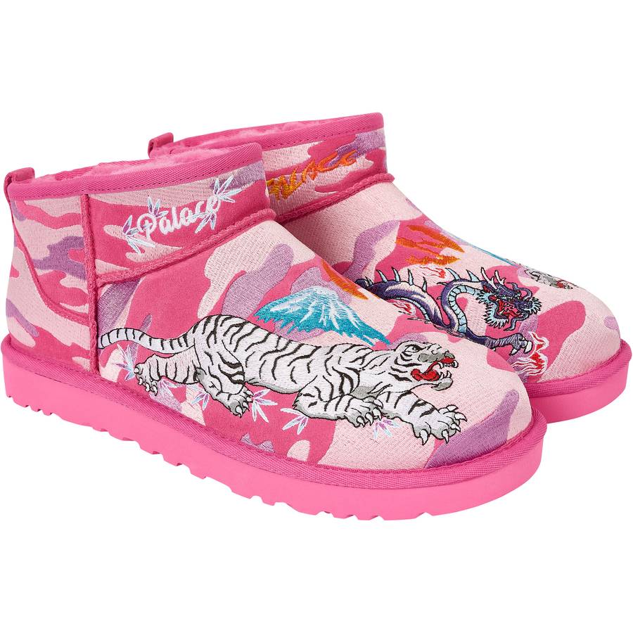 Palace Ugg Ultra Mini Boot Pink Camo