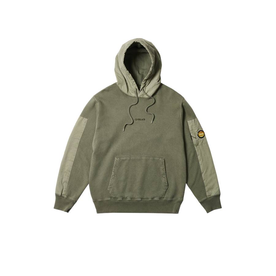 Palace C.p. Company Hooded Sweatshirt Olive