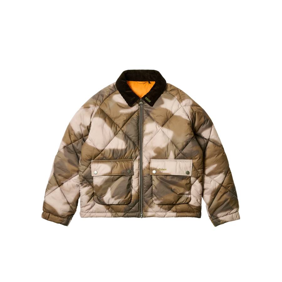 Palace Barbour Puffer Camo