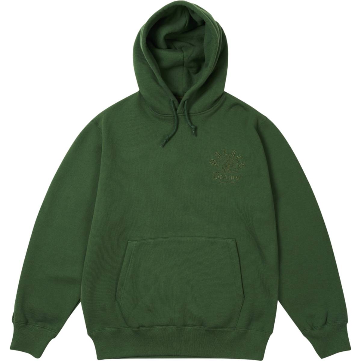 Palace Beams Plus Graphic Hood Green