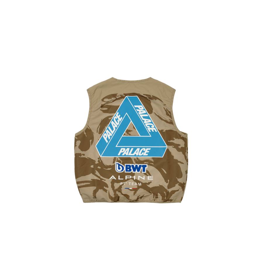 Palace Kappa Alpine Gilet Camo