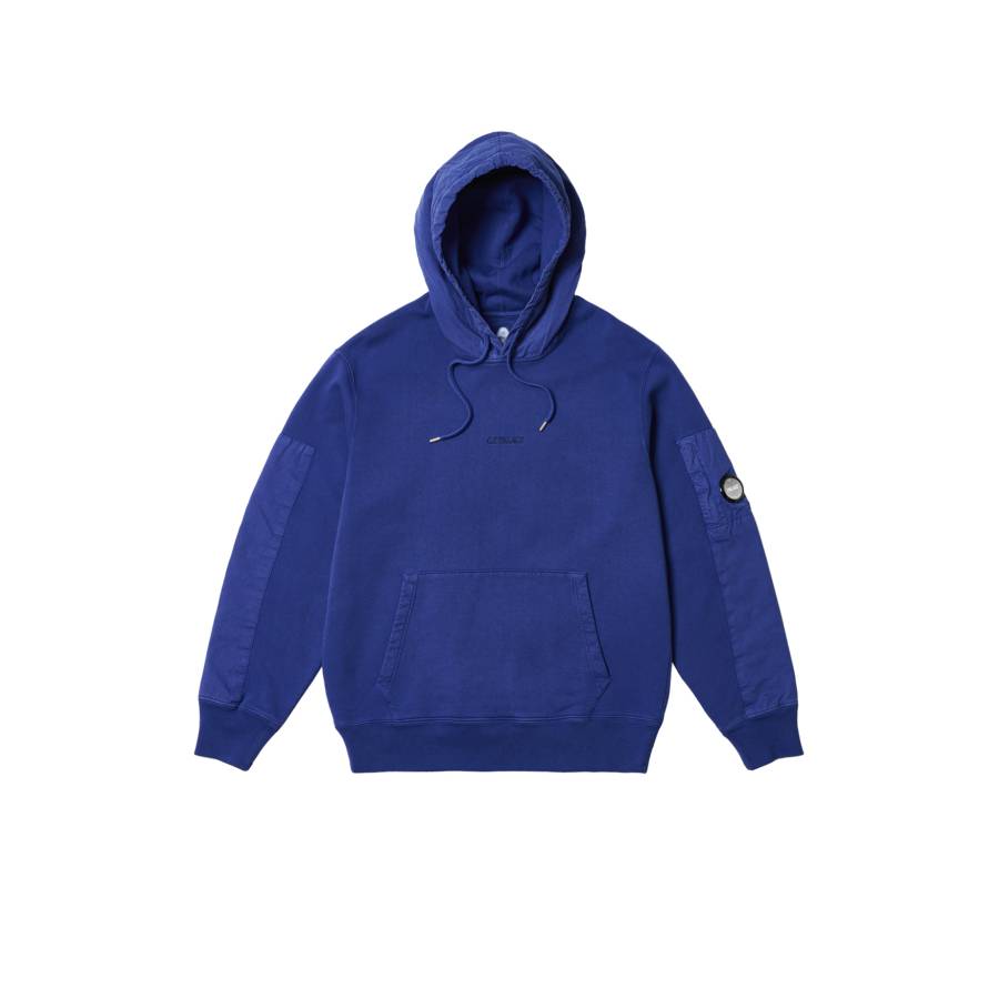 Palace C.p. Company Hooded Sweatshirt Blue