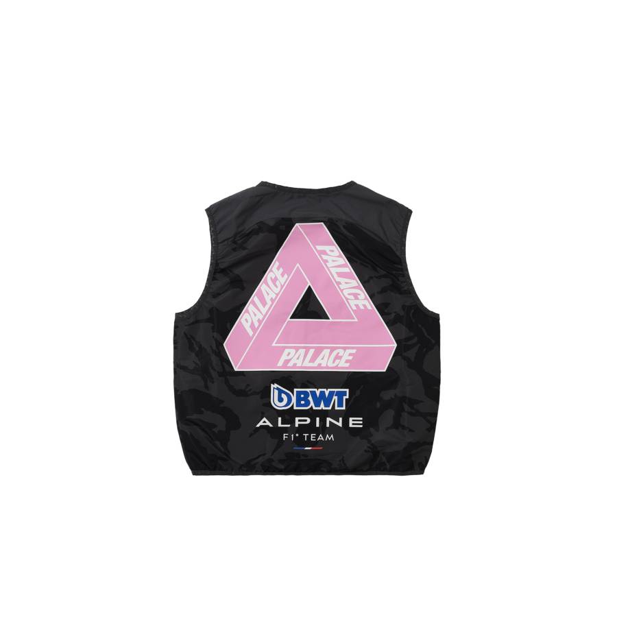 Palace Kappa Alpine Gilet Black