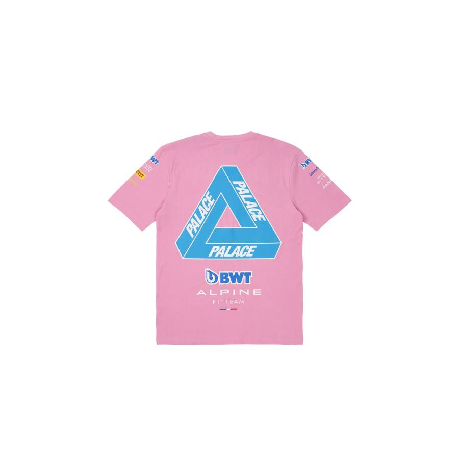 Palace Kappa Alpine Tee Pink
