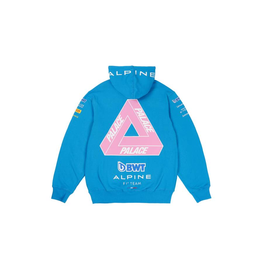 Palace Kappa Alpine Hoodie Blue
