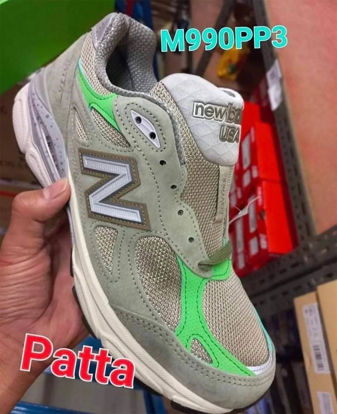 Patta x New Balance 990v3