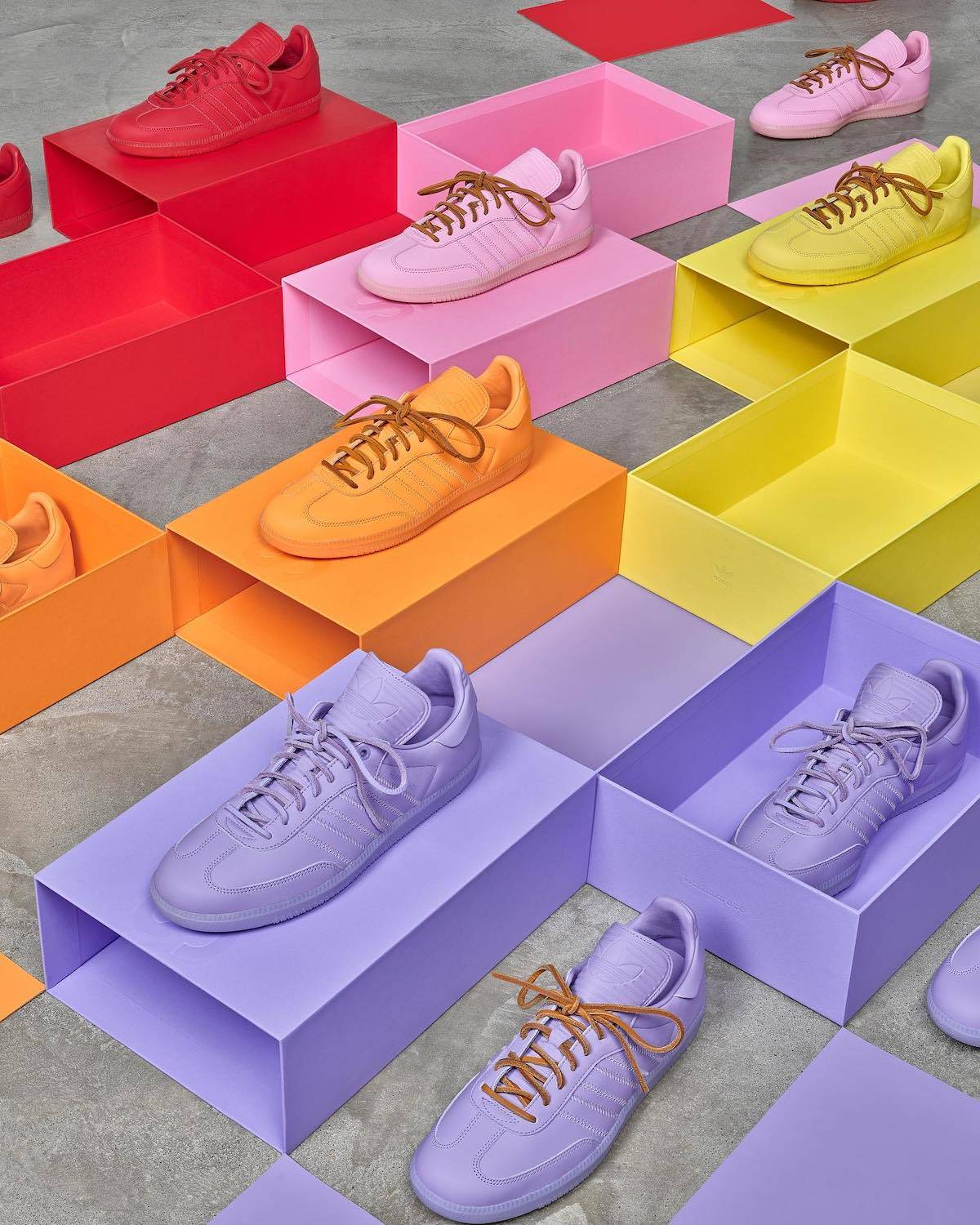 Pharrell x adidas Humanrace Samba “Colors Pack”