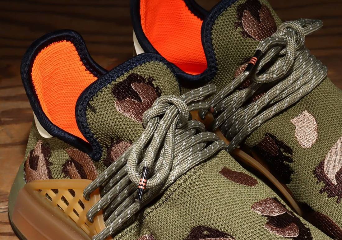 Pharrell x adidas NMD Hu Animal Print “Olive”