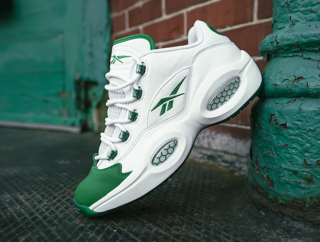 Reebok Question Low “Green Toe”