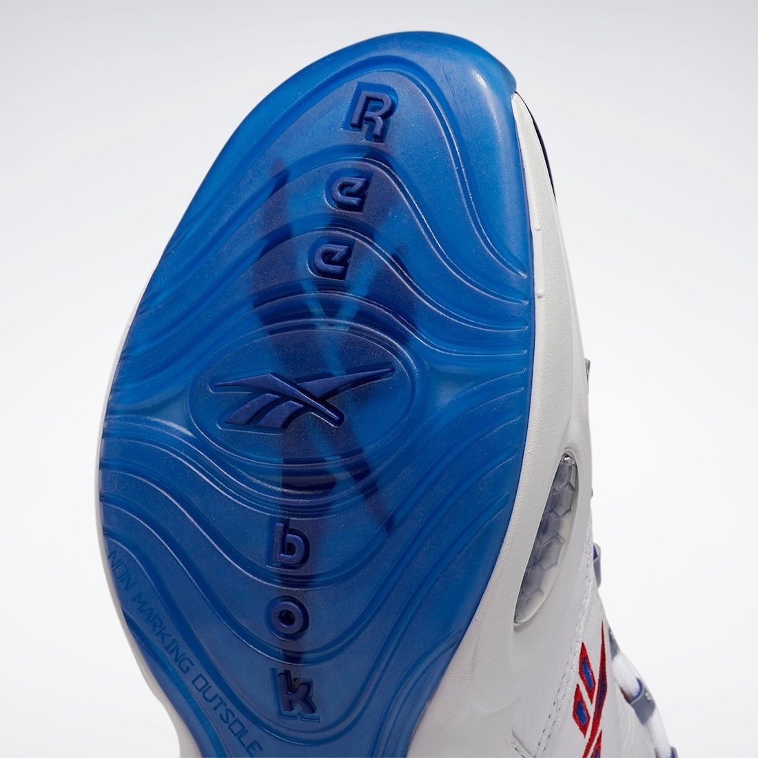 Reebok Question Mid “Blue Toe”