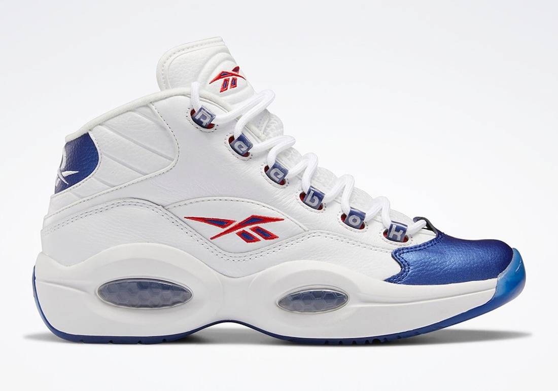 Reebok Question Mid “Blue Toe”