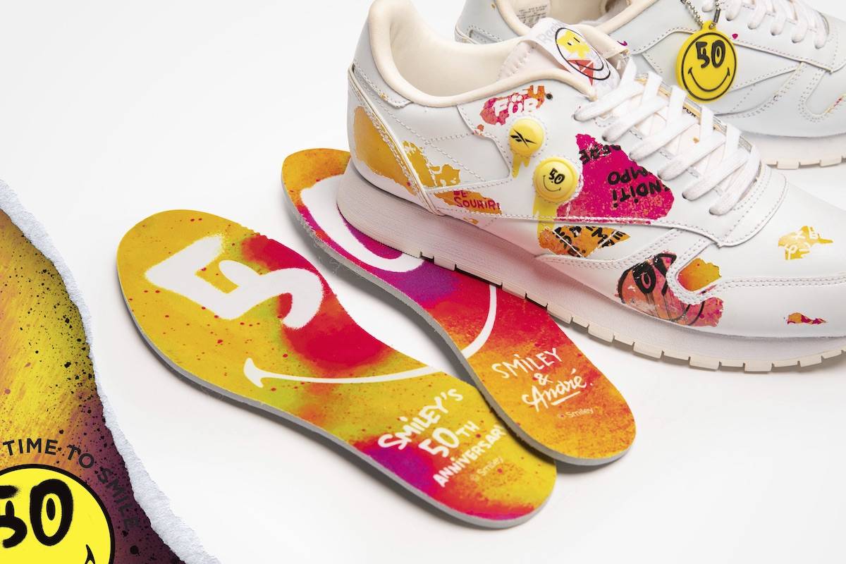 Reebok Smiley Classic Leather Pump “50th”