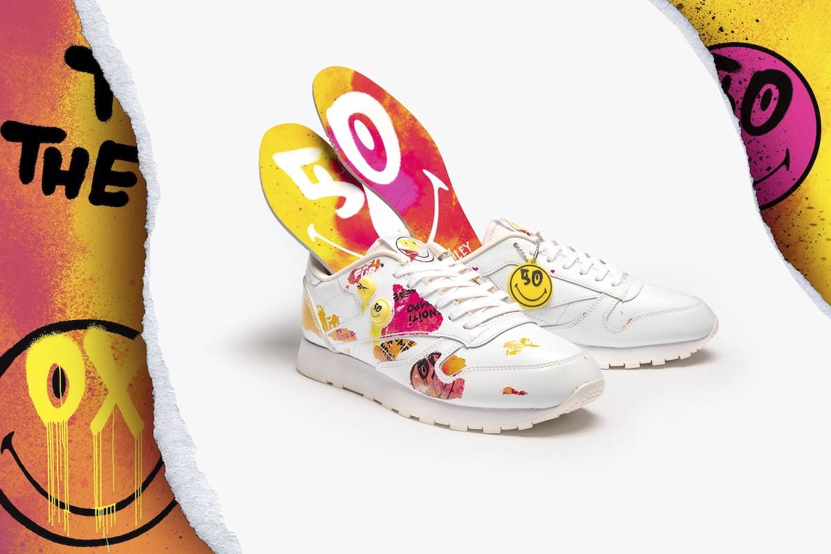 Reebok Smiley Classic Leather Pump “50th”